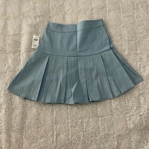 NWT Baby blue Tillys brand Full Tilt pleated skirt